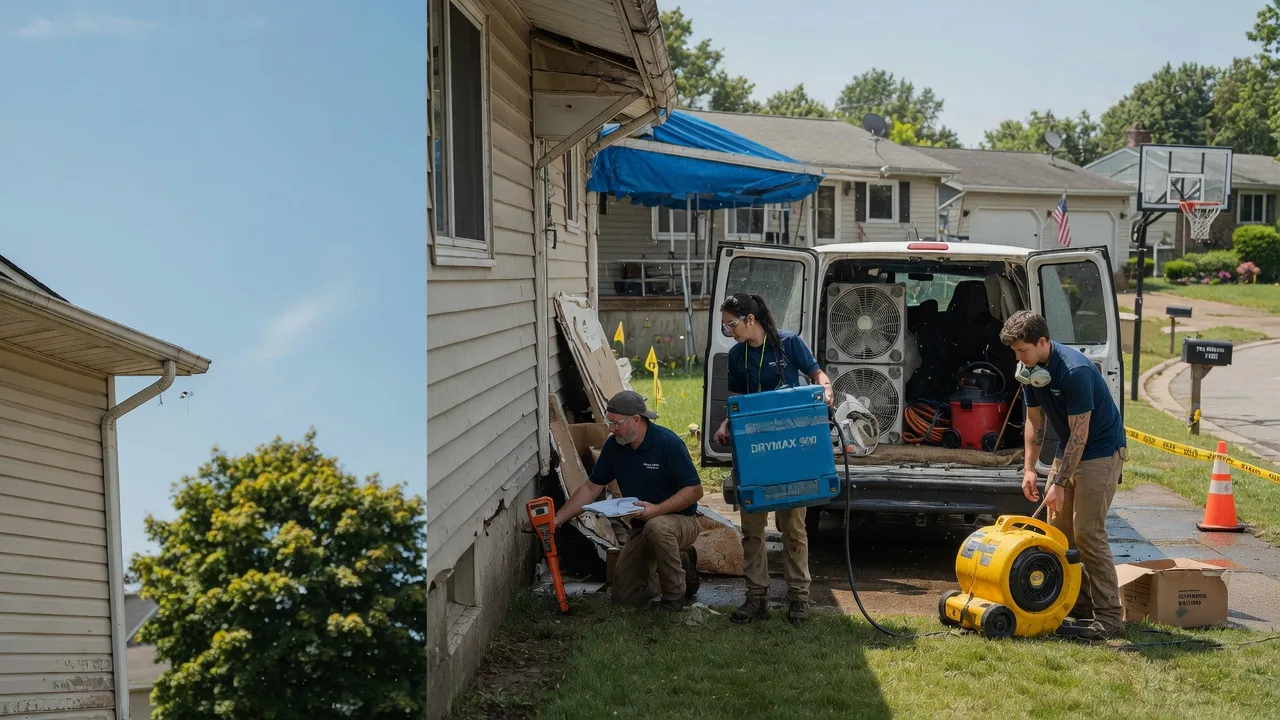 Ceiling Leak Cleanup in Lupton, MI near me
